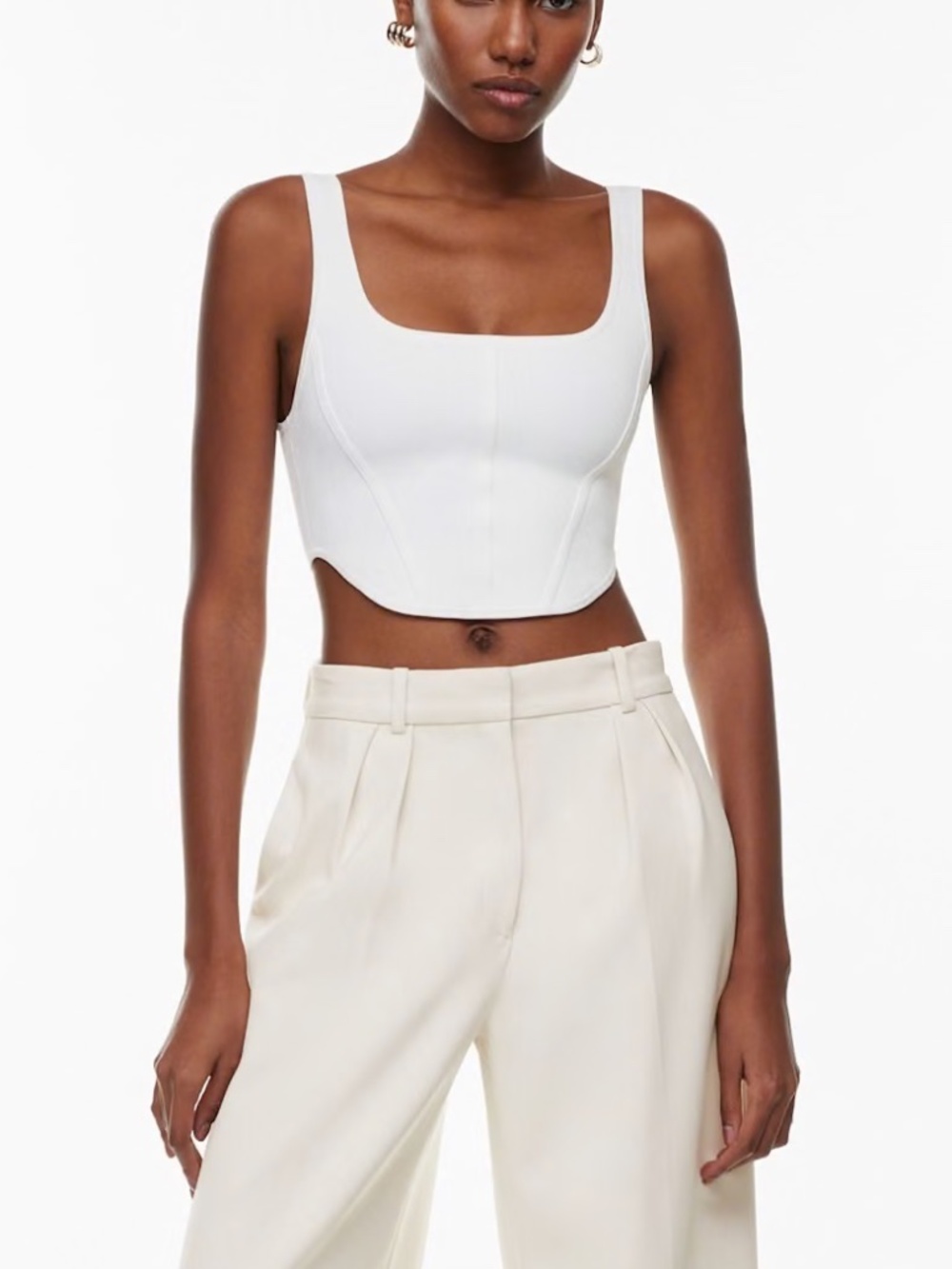 Aritzia | Balaton | Sculpt Tank | Small | White